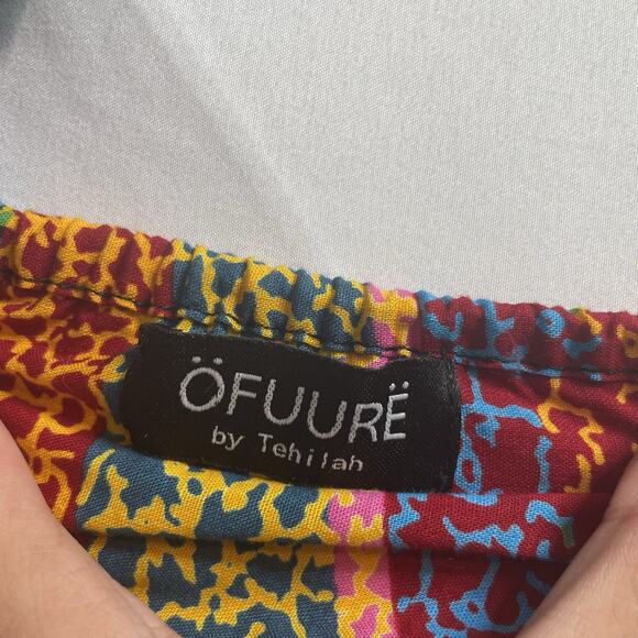 OFUURE By Tehilah Women's Colorful African Print Shift Dress Est. Size S/M Boho - Picture 5 of 11